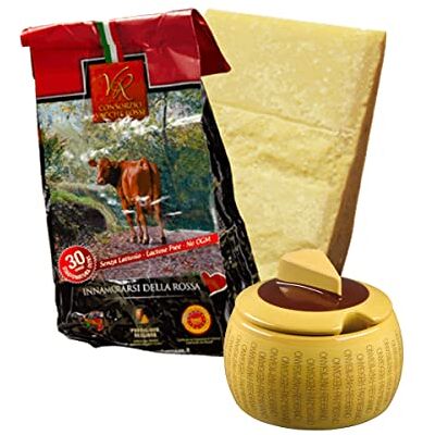 YesEatIs Special Box Parmigiano Reggiano Consorzio Vacche Rosse 30 mois 1 Kg Mini Bol à Fromage Classique - Publicité YesEatIs Special Box Parmigiano Reggiano Consorzio Vacche Rosse 30 mois 1 Kg Mini Bol à Fromage Classique - Publicité