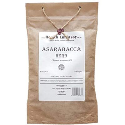 HEALTH EMBASSY Herbe d'Asaret d'Europe Tisane Asarum Europaeum L Asarabacca Herb (50g) - Publicité HEALTH EMBASSY Herbe d'Asaret d'Europe Tisane Asarum Europaeum L Asarabacca Herb (50g) - Publicité