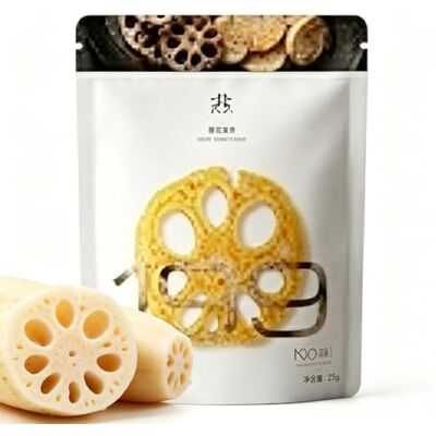 TraiHuyan Chips De Racine De Lotus, Végétaliennes Et Sans Additifs, Contenant Seulement 199 Calories, Une Collation Végétale, Une Friandise Asiatique, 50 G. Publicité TraiHuyan Chips De Racine De Lotus, Végétaliennes Et Sans Additifs, Contenant Seulement 199 Calories, Une Collation Végétale, Une Friandise Asiatique, 50 G. Publicité