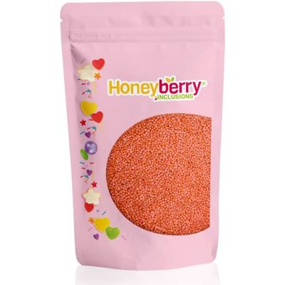 Honeyberry Vermicelles Pâtisserie Naturels et Comestibles 200g – Vermicelles de Sucres Décoratifs Colorés, Idéaux Pour Décorer Gâteaux, Biscuits et Desserts – Produit dans l’UE (Nonpareils Orange) - Publicité Honeyberry Vermicelles Pâtisserie Naturels et Comestibles 200g – Vermicelles de Sucres Décoratifs Colorés, Idéaux Pour Décorer Gâteaux, Biscuits et Desserts – Produit dans l’UE (Nonpareils Orange) - Publicité