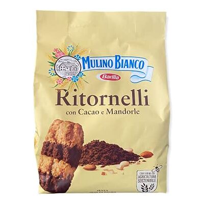 Mulino Bianco RITORNELLI FROLLINO CON CACAO E MANDORLE 700G MULI - Publicité Mulino Bianco RITORNELLI FROLLINO CON CACAO E MANDORLE 700G MULI - Publicité