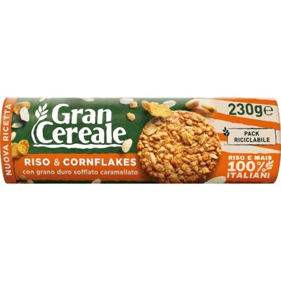 Gran Cereale Biscuits croquants avec riz soufflé 230 gr - Publicité Gran Cereale Biscuits croquants avec riz soufflé 230 gr - Publicité