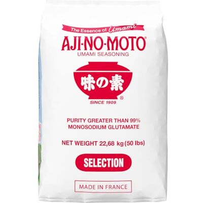 Ajinomoto - Monosodium Glutamate MSG - 22.68kg - Publicité Ajinomoto - Monosodium Glutamate MSG - 22.68kg - Publicité