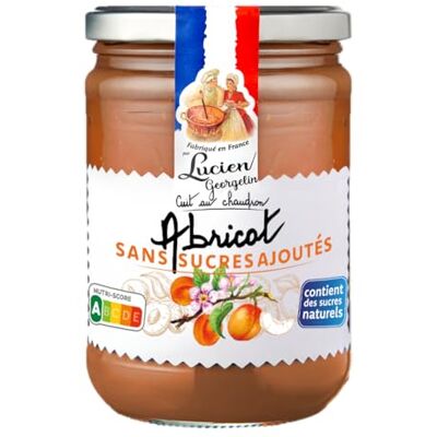 LUCIEN GEORGELIN Préparation d'Abricot 600g Sans Sucres Ajoutés, Nutriscore A - Publicité LUCIEN GEORGELIN Préparation d'Abricot 600g Sans Sucres Ajoutés, Nutriscore A - Publicité