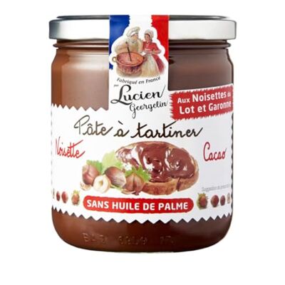 LUCIEN GEORGELIN Pâte à Tartiner Noisette du Lot/garonne/Cacao, 400g - Publicité LUCIEN GEORGELIN Pâte à Tartiner Noisette du Lot/garonne/Cacao, 400g - Publicité
