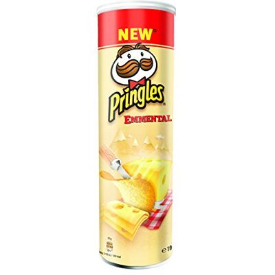Pringles Fromage Emmental 3 paquets de 190 g Total : 570 g - Publicité Pringles Fromage Emmental 3 paquets de 190 g Total : 570 g - Publicité