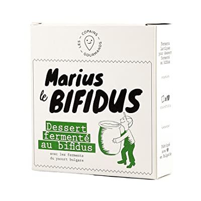 Les Copains Gourmands MARIUS LE BIFIDUS ferments lactiques pour yaourt probiotique maison, 80 pots de yaourt au bifidus, spécial yaourtière, fabriqué en Bulgarie (10 sachets = 10 litres de yaourt) - Publicité Les Copains Gourmands MARIUS LE BIFIDUS ferments lactiques pour yaourt probiotique maison, 80 pots de yaourt au bifidus, spécial yaourtière, fabriqué en Bulgarie (10 sachets = 10 litres de yaourt) - Publicité