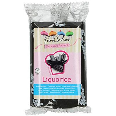 FunCakes Pâte à Sucre Aromatisée Réglisse Goût Délicieux Texture Lisse Facile à Étaler Parfait pour Gâteaux Cupcakes/Biscuits Halal Casher sans Gluten 260 g - Publicité FunCakes Pâte à Sucre Aromatisée Réglisse Goût Délicieux Texture Lisse Facile à Étaler Parfait pour Gâteaux Cupcakes/Biscuits Halal Casher sans Gluten 260 g - Publicité