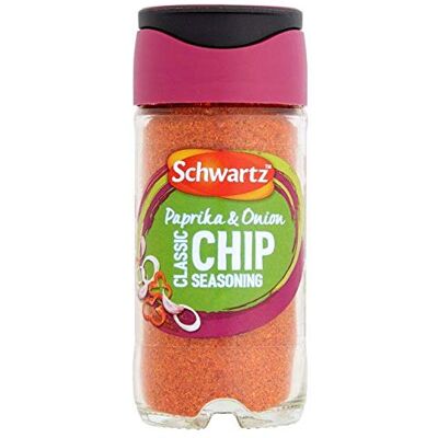 Schwartz Perfect Shake Chip Seasoning Jar 55g - Publicité Schwartz Perfect Shake Chip Seasoning Jar 55g - Publicité