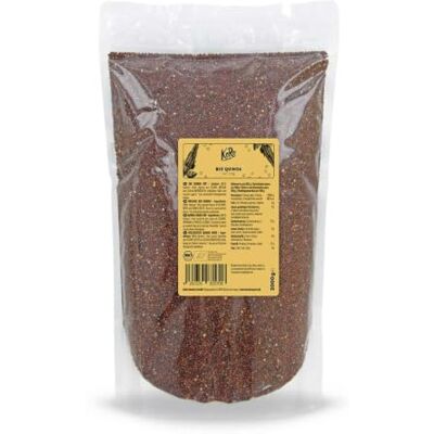KoRo Quinoa rouge bio 2 kg Délicieuse alternative au riz, issu de l'agriculture biologique contrôlée, non traité et naturellement sans gluten - Publicité KoRo Quinoa rouge bio 2 kg Délicieuse alternative au riz, issu de l'agriculture biologique contrôlée, non traité et naturellement sans gluten - Publicité