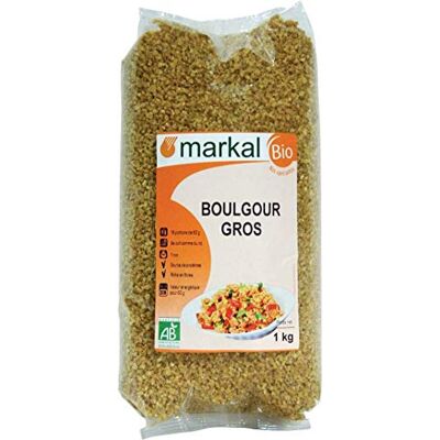 Markal Boulgour Gros 1Kg Bio - - Publicité Markal Boulgour Gros 1Kg Bio - - Publicité