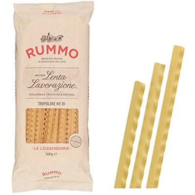 Rummo Tripoline lenta lavorazi Le paquet de 500g - Publicité Rummo Tripoline lenta lavorazi Le paquet de 500g - Publicité