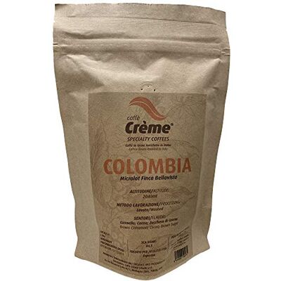CAFFÈ CRÈME Marque 100% Arabica grains de café COLOMBIA Finca Bellavista Espresso Torréfaction 250 g - Publicité CAFFÈ CRÈME Marque 100% Arabica grains de café COLOMBIA Finca Bellavista Espresso Torréfaction 250 g - Publicité