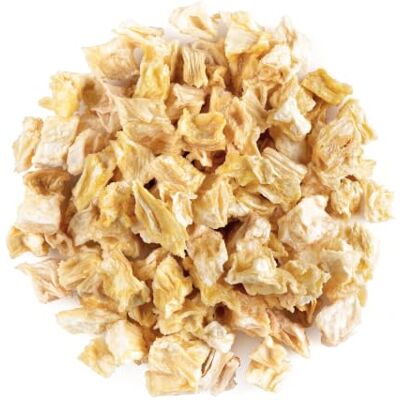 Valley of Tea Ananas Lyophilisé Bio en Morceaux Snack Tropical Déshydraté - Publicité Valley of Tea Ananas Lyophilisé Bio en Morceaux Snack Tropical Déshydraté - Publicité