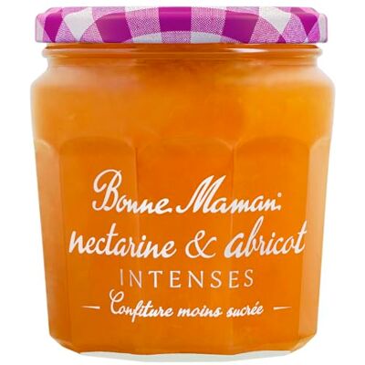 Bonne Maman Confiture Nectarine & Abricot Intenses Riche en Fruits et moins sucrée 335g - Publicité Bonne Maman Confiture Nectarine & Abricot Intenses Riche en Fruits et moins sucrée 335g - Publicité