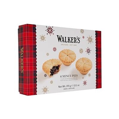 Walkers 6 Luxury Mincemeat Tarts Net Wt. 372 g / 13.1 oz - Publicité Walkers 6 Luxury Mincemeat Tarts Net Wt. 372 g / 13.1 oz - Publicité