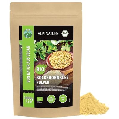 Alpi Nature Fenugrec en Poudre BIO 1kg, Graines de Fenugrec Moulues, Poudre de Méthi Moulue - Publicité Alpi Nature Fenugrec en Poudre BIO 1kg, Graines de Fenugrec Moulues, Poudre de Méthi Moulue - Publicité