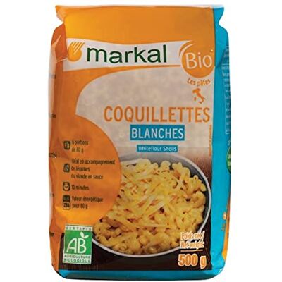 Markal Coquillettes blanches, 500g, - Publicité Markal Coquillettes blanches, 500g, - Publicité