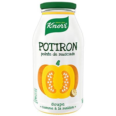 Knorr Comme à la Maison Soupe Liquide Potiron Pointe de Muscade Bouteille 45 cl - Publicité Knorr Comme à la Maison Soupe Liquide Potiron Pointe de Muscade Bouteille 45 cl - Publicité