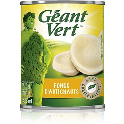 AUCHAN Lot de 3 unités *** GEANT VERT Fonds d'artichauts sans conservateur 210g - Publicité AUCHAN Lot de 3 unités *** GEANT VERT Fonds d'artichauts sans conservateur 210g - Publicité