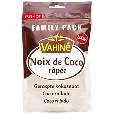 Vahiné Noix de Coco Râpée Family Pack Fresh Zip 200g (lot de 3) - Publicité Vahiné Noix de Coco Râpée Family Pack Fresh Zip 200g (lot de 3) - Publicité
