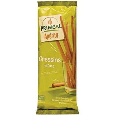 Primeal Priméal Gressins Nature 120 g Bio - Publicité Primeal Priméal Gressins Nature 120 g Bio - Publicité