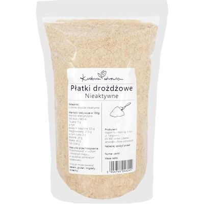 Kuchnia Zdrowia Levure Alimentaire Inactive En Flocons 250g Levure Sèche Naturelle, Riche En Protéines Et Fibres, Idéale Pour Sauces, Salades, Pâtes Et Vegan, - Publicité Kuchnia Zdrowia Levure Alimentaire Inactive En Flocons 250g Levure Sèche Naturelle, Riche En Protéines Et Fibres, Idéale Pour Sauces, Salades, Pâtes Et Vegan, - Publicité