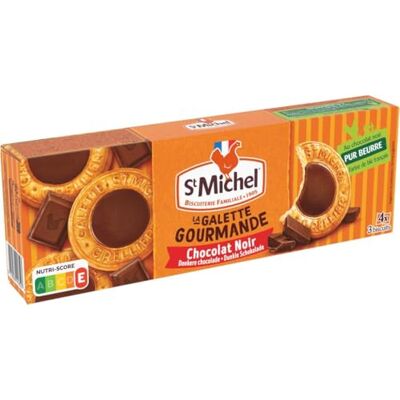 St Michel Galettes au bon chocolat La boîte de 121g - Publicité St Michel Galettes au bon chocolat La boîte de 121g - Publicité