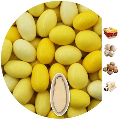 EinsSein 1kg Dragees mariage amande aux chocolatées Mélange de saveurs Mix jaune brillant dragees baptême, communion, célébrer, fête, candybar Cadeaux pour les invités mariage Bonbon Amande - Publicité EinsSein 1kg Dragees mariage amande aux chocolatées Mélange de saveurs Mix jaune brillant dragees baptême, communion, célébrer, fête, candybar Cadeaux pour les invités mariage Bonbon Amande - Publicité