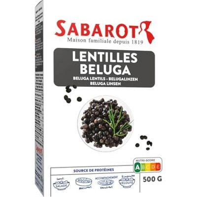 Sabarot Lentilles Beluga 500g - Publicité Sabarot Lentilles Beluga 500g - Publicité