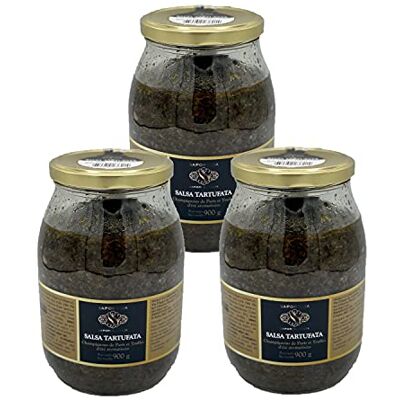 SAPORI D'ITALIA Lot 3x Salsa tartufata / sauce truffe d'été 5% pot 900g - Publicité SAPORI D'ITALIA Lot 3x Salsa tartufata / sauce truffe d'été 5% pot 900g - Publicité