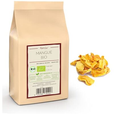 Kamelur mangue séchée bio, non sulfurée et non sucrée sans sucre 1 kg (Lot de 1) - Publicité Kamelur mangue séchée bio, non sulfurée et non sucrée sans sucre 1 kg (Lot de 1) - Publicité