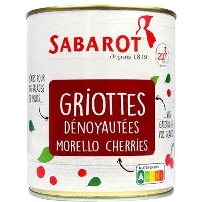Sabarot Griottes en conserve 425g - Publicité Sabarot Griottes en conserve 425g - Publicité