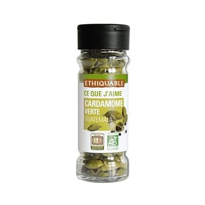 ETHIQUABLE Cardamomes vertes entières bio & équitable - Publicité ETHIQUABLE Cardamomes vertes entières bio & équitable - Publicité