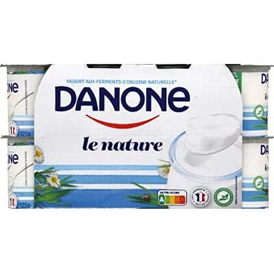 Danone Yaourt Nature Les 16 pots de 125g - Publicité Danone Yaourt Nature Les 16 pots de 125g - Publicité