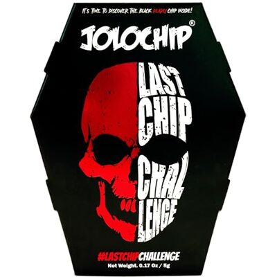 JOLOCHIP Last-Chip-Challenge (Lot de 1) Croustilles de tortilla épicées extrêmes Puce la plus chaude du monde Snack chaud ultime 5 g - Publicité JOLOCHIP Last-Chip-Challenge (Lot de 1) Croustilles de tortilla épicées extrêmes Puce la plus chaude du monde Snack chaud ultime 5 g - Publicité