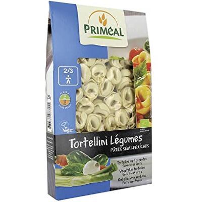 Primeal Tortellini aux légumes - Sans œuf, 250g - Publicité Primeal Tortellini aux légumes - Sans œuf, 250g - Publicité