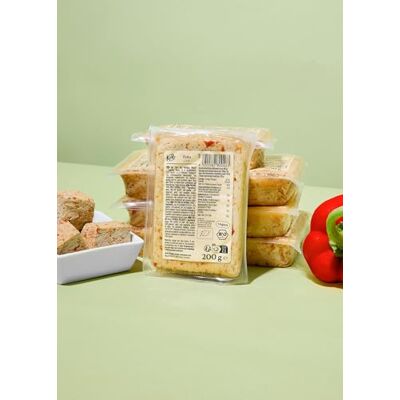 KoRo Tofu bio au piment 8 x 200 g Goût épicé et piquant Source de protéines végétales Qualité biologique - Publicité KoRo Tofu bio au piment 8 x 200 g Goût épicé et piquant Source de protéines végétales Qualité biologique - Publicité