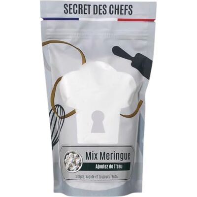 Secret des Chefs , MIX, préparation pour Meringue, qualité professionnelle (300g) - Publicité Secret des Chefs , MIX, préparation pour Meringue, qualité professionnelle (300g) - Publicité