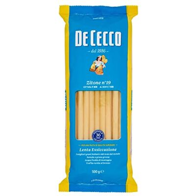 De Cecco Zitone N°19 Pâtes Longues 500 g - Publicité De Cecco Zitone N°19 Pâtes Longues 500 g - Publicité