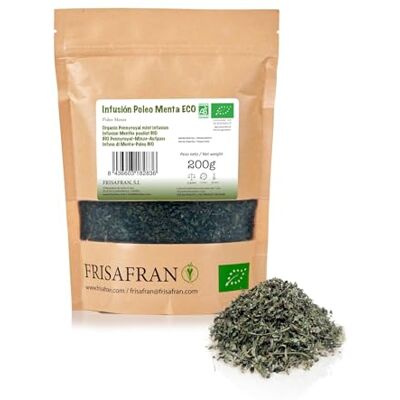 FRISAFRAN Infusion Menthe Pennyroyal Bio en Vrac 200g thé à la menthe pouliot Digestif Anti-rhume Boisson saine Thé Pennyroyal pour la répit Antiviral naturel Tisane de menthe tisane - Publicité FRISAFRAN Infusion Menthe Pennyroyal Bio en Vrac 200g thé à la menthe pouliot Digestif Anti-rhume Boisson saine Thé Pennyroyal pour la répit Antiviral naturel Tisane de menthe tisane - Publicité