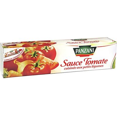 PANZANI Tube de Sauce Tomates cuisinée aux petits légumes -180g - Publicité PANZANI Tube de Sauce Tomates cuisinée aux petits légumes -180g - Publicité