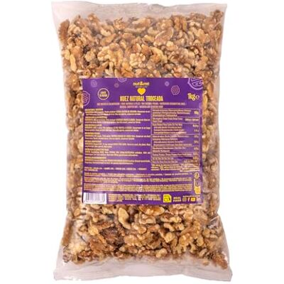 nut&me Cerneaux de noix naturelle décortiquée 1 kg Sans additifs ni conservateurs Sans gluten Vegan Fruits secs naturels Riche en fibres Source de fer Lot de 1 kg - Publicité nut&me Cerneaux de noix naturelle décortiquée 1 kg Sans additifs ni conservateurs Sans gluten Vegan Fruits secs naturels Riche en fibres Source de fer Lot de 1 kg - Publicité