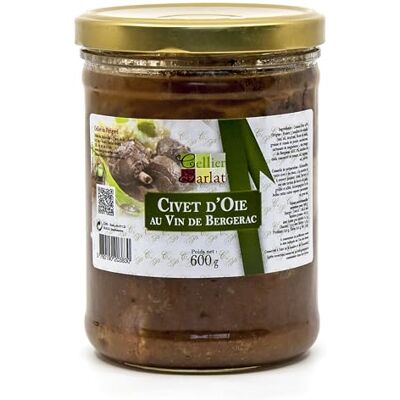 Cellier du Périgord Civet d'Oie au Vin de Bergerac 600g - Publicité Cellier du Périgord Civet d'Oie au Vin de Bergerac 600g - Publicité