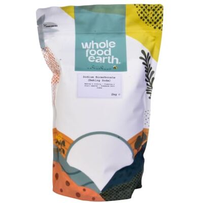 Wholefood Earth Bicarbonate de Soude Alimentaire 2 kg 100% Naturel et Pur Poudre à Lever, Cuisine, Ménage Écologique et Soins du Corps Sans Aluminium et Sans Gluten Emballage Écologique - Publicité Wholefood Earth Bicarbonate de Soude Alimentaire 2 kg 100% Naturel et Pur Poudre à Lever, Cuisine, Ménage Écologique et Soins du Corps Sans Aluminium et Sans Gluten Emballage Écologique - Publicité