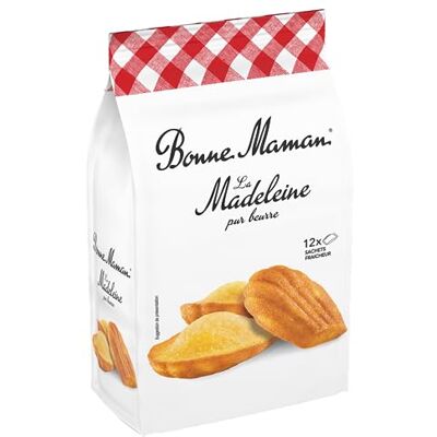 Bonne Maman Madeleines "tradition" pur beurre Le paquet de 300g - Publicité Bonne Maman Madeleines "tradition" pur beurre Le paquet de 300g - Publicité