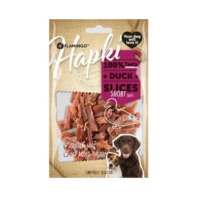 Flamingo Pet Products - Tranche de Canard Hapki BBQ - 85 g - Dog treat - Publicité Flamingo Pet Products - Tranche de Canard Hapki BBQ - 85 g - Dog treat - Publicité
