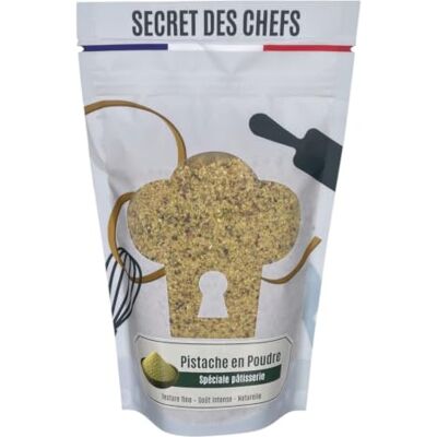 Secret des Chefs – Pistache en poudre – Qualité Professionnelle – Pour Garniture, Macarons, Muffins, Cookies, Financiers, Cake (60g) - Publicité Secret des Chefs – Pistache en poudre – Qualité Professionnelle – Pour Garniture, Macarons, Muffins, Cookies, Financiers, Cake (60g) - Publicité