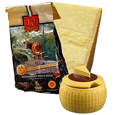 YesEatIs Special Box Parmigiano Reggiano Consorzio Vacche Rosse 24 mois 1 Kg Mini Bol à Fromage Classique - Publicité YesEatIs Special Box Parmigiano Reggiano Consorzio Vacche Rosse 24 mois 1 Kg Mini Bol à Fromage Classique - Publicité