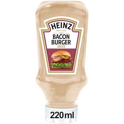 HEINZ Salsa Bacon Burguer8 X 220G - Publicité HEINZ Salsa Bacon Burguer8 X 220G - Publicité
